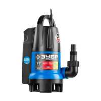 Погружной дренажный насос для грязной воды Зубр Профессионал Т7 АкваСенсор НПГ-Т7-400