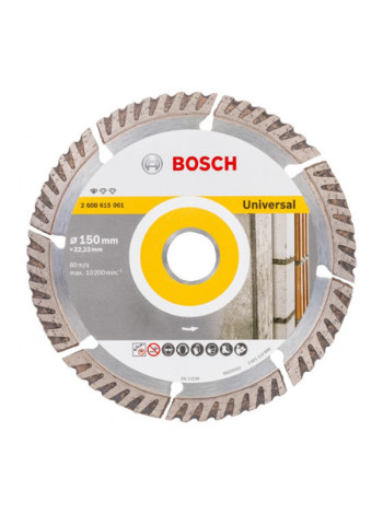 Диск алмазный Universal (150х22.2 мм; 10 шт.) Bosch 2608615062
