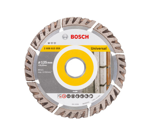 Диск алмазный Universal (125х22.2 мм; 10 шт.) Bosch 2608615060