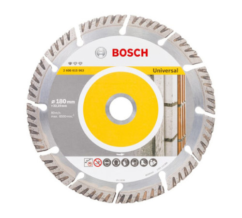 Диск алмазный Universal (180х22.2 мм; 10 шт.) Bosch 2608615064