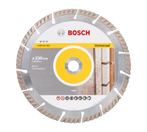 Диск алмазный Universal (230х22.2 мм; 10 шт.) Bosch 2608615066