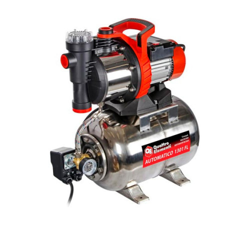 Насосная станция QUATTRO ELEMENTI Automatico 1301 FL Inox 910-249