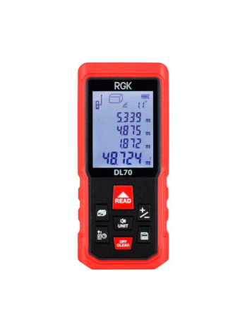Лазерный дальномер с угломером RGK DL70 4610011873911