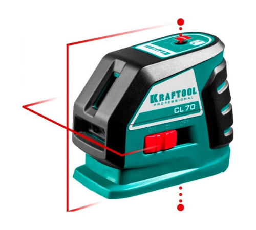 Лазерный линейный нивелир KRAFTOOL CL-70 34660