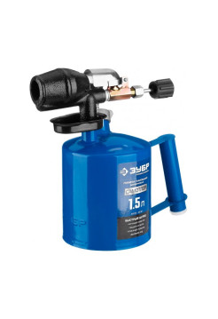 Паяльная лампа с чугунным эжектором Зубр Профессионал САМОТЛОР 1,5 л 40650-1.5_z02