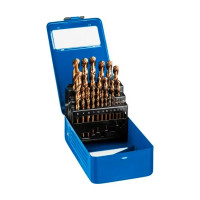 Набор сверл по металлу Зубр Кобальт сталь Р6М5К5 25 шт, 1-13 мм, 29626-H25