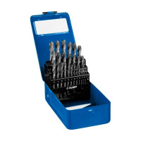 Набор сверл по металлу Зубр Профессионал сталь Р6М5, 1-13 мм, 25 шт 29621-H25