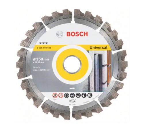 Диск алмазный Best for Universal (150х22.2 мм) Bosch 2608603631