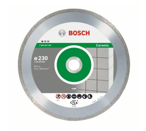 Диск алмазный Standard for Ceramic (230х22.2 мм; 10 шт.) Bosch 2608603234