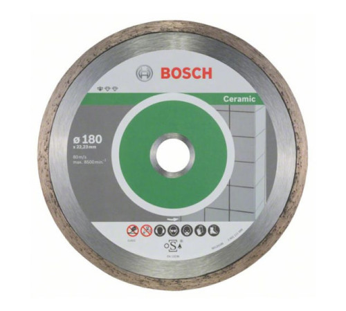 Диск алмазный Standard for Ceramic (180х22.2 мм; 10 шт.) Bosch 2608603233