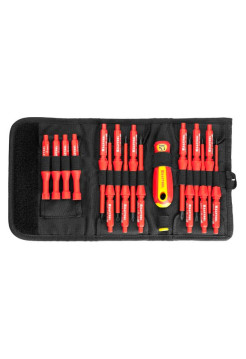 Набор отверток высоковольтных KRAFTOOL Х-Drive Electro 18 предм. 220092-H18