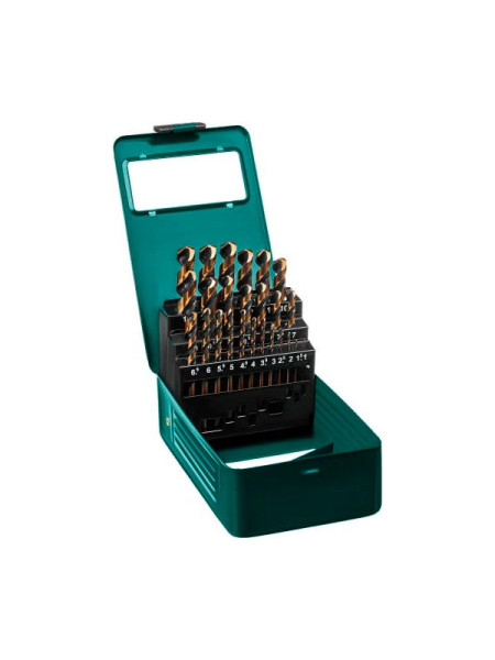 Набор сверл по металлу 25 шт,  HSS-Co KRAFTOOL 29656-H25