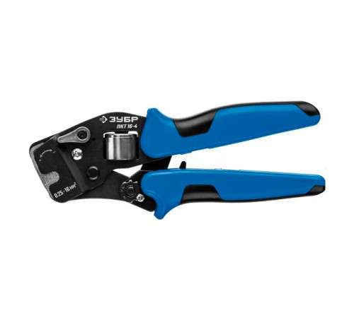 Пресс-клещи Зубр Профессионал ПКТ-16-4 для втулочных наконечников 0.25 - 16 мм.кв 22694