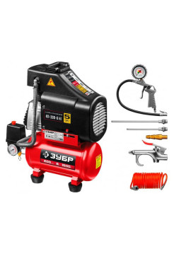 Безмасляный воздушный компрессор 200 л/мин Зубр КП-200-6 Н6