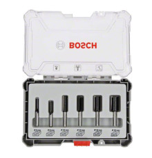 Набор пазовых фрез (6 шт; хвостовик 8 мм) Bosch 2607017466