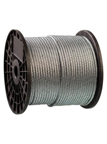 Грузоподъемный стальной трос Зубр Профессионал DIN 3066, d=12 мм, L=50 м 30417-12