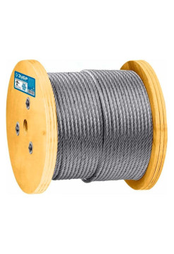 Грузоподъемный стальной трос Зубр Профессионал DIN 3066, d=10 мм, L=60 м 30417-10