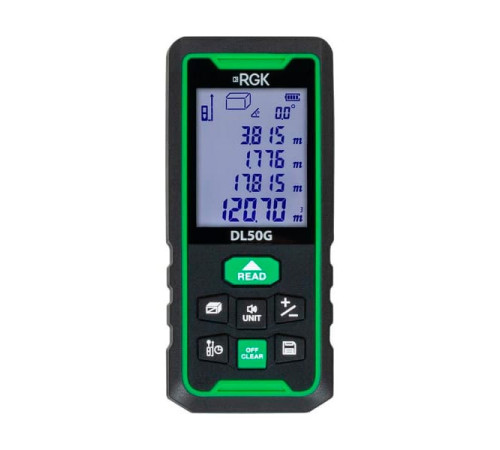 Лазерный дальномер с угломером RGK DL50G 778176
