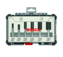 Набор пазовых фрез (6 шт; хвостовик 6 мм) Bosch 2607017465