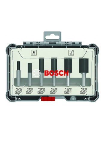 Набор пазовых фрез (6 шт; хвостовик 6 мм) Bosch 2607017465