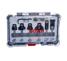 Набор кромочных фрез (6 шт; хвостовик 6 мм) Bosch 2607017468