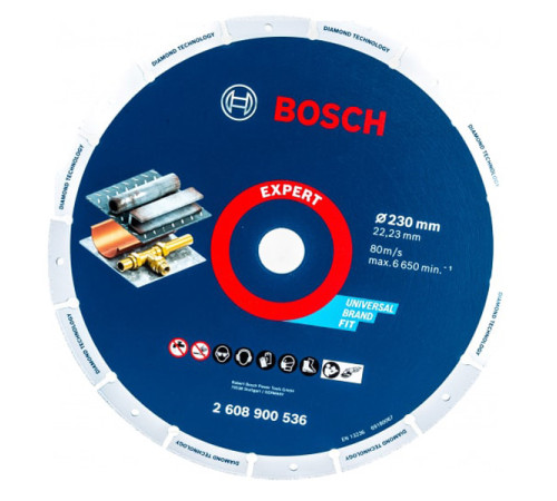 Диск алмазный по металлу (230х22 мм) Bosch 2608900536