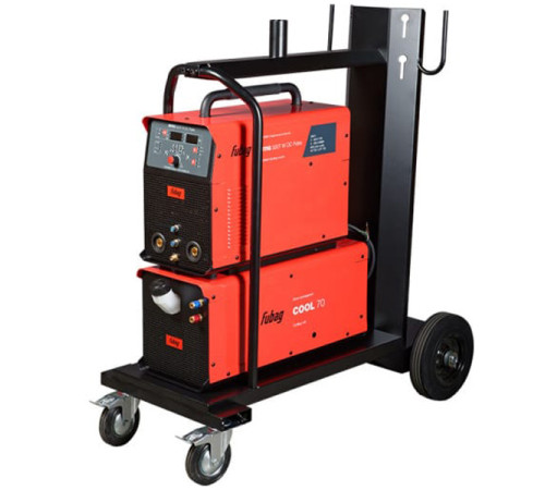 Сварочный инвертор Fubag INTIG 320 T W DC PULSE+ горелка FB TIG 18 5P 4m +мод. охлаждения+тележка 31453.2