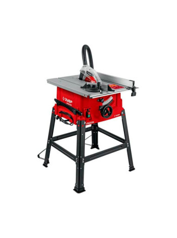 Распиловочный станок Зубр 1900 Вт напольный со станиной СРЦ-254с