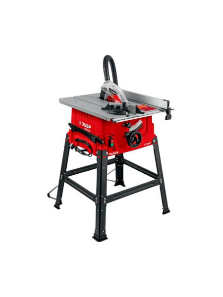 Распиловочный станок Зубр 1900 Вт напольный со станиной СРЦ-254с