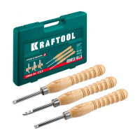 Набор ручных резцов по дереву KRAFTOOL Precision-3 3 шт 18369