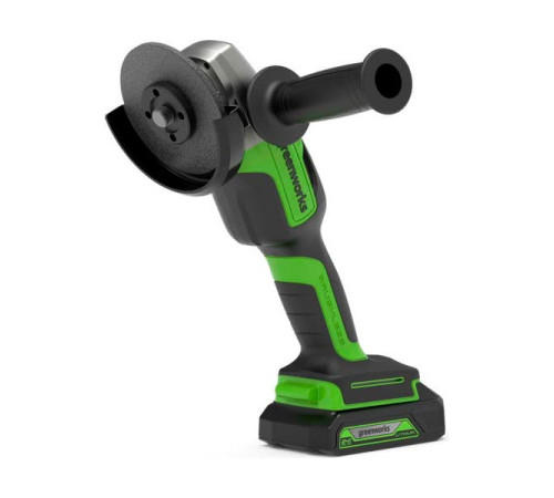 Аккумуляторная угловая шлифовальная машина GreenWorks GD24AG 3200207UA