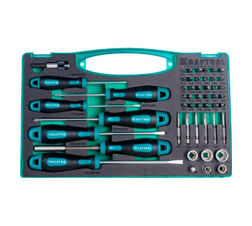 Набор отверток и насадок KRAFTOOL X-Drive-50 50 шт. 25815