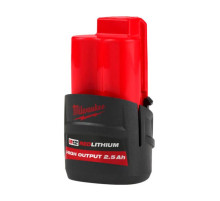 Аккумулятор M12 HB2.5 (12В; 2.5 А/ч; Li-ion) Milwaukee 4932480164