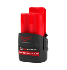 Аккумулятор M12 HB2.5 (12В; 2.5 А/ч; Li-ion) Milwaukee 4932480164