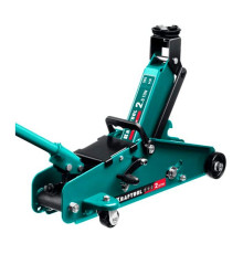 Подкатной домкрат с увеличенным подъемом и фиксатором KRAFTOOL S-PIN 2.5т, 140-385 мм 43457-2.5