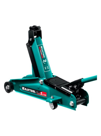 Подкатной домкрат с увеличенным подъемом KRAFTOOL rigid 2.25 т, 130-385 мм 43452-2