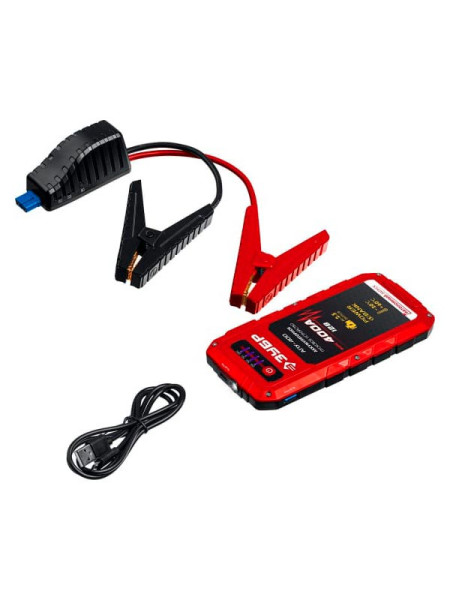 Аккумуляторное пусковое устройство Зубр АПУ-400 12 В, макс. 400 А 59322 Аккумуляторное пусковое устройство Зубр АПУ-400 12 В, макс. 400 А 59322