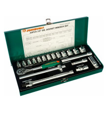 Набор торцевых головок (3/8"DR; 6-23 мм; 20 предметов) Jonnesway S04H3120S