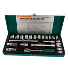 Набор торцевых головок 3/8"DR 6-22 мм Jonnesway S04H3125S