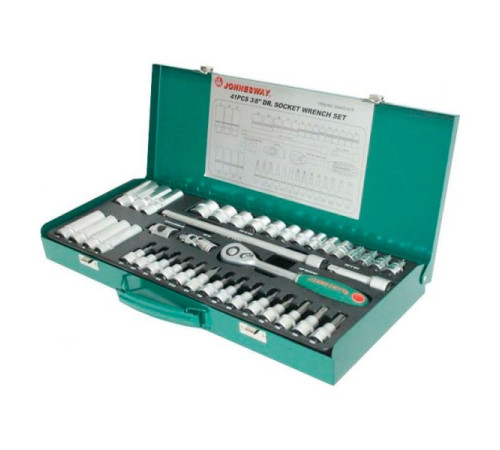 Набор торцевых головок 3/8"DR 6-24 мм Jonnesway S04H3141S