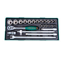 Набор торцевых головок 1/2"DR 10-32 мм 24 предмета (ложемент) Jonnesway S04H4524ST (S04H4524SP)