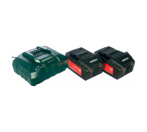 Аккумуляторы 2 шт. (4 А*ч; 18 В; Li-Ion) и ЗУ ASC 30-36 Basic-Set Metabo 685050000