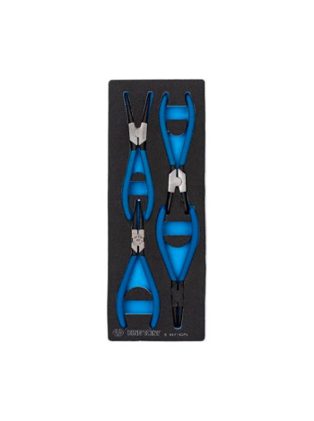 Набор съемников стопорных колец, ложемент, 4шт KING TONY 9-44214GPV