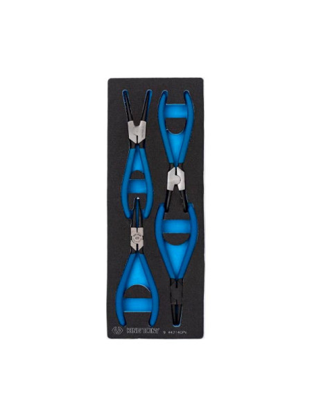 Набор съемников стопорных колец, ложемент, 4шт KING TONY 9-44214GPV