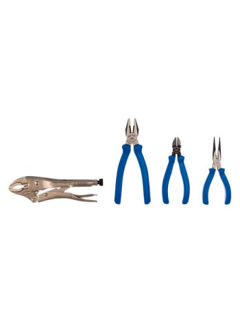 Набор пассатижей, плоскогубцев и бокорезов, ложемент, 4шт KING TONY 9-42144GP