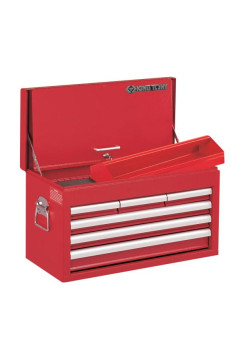 Инструментальный ящик, 6 ящиков и отсек, красный KING TONY 87411-6B