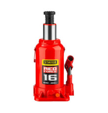 Бутылочный гидравлический домкрат Stayer RED FORCE 16т, 230-460 мм, 43160-16 43160-16_z01