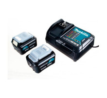 Набор 2 аккумулятора BL1041B+ зарядное устройство DC10SB Makita 197641-2