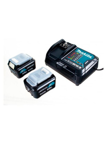 Набор 2 аккумулятора BL1041B+ зарядное устройство DC10SB Makita 197641-2