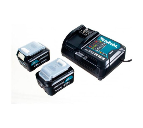 Набор 2 аккумулятора BL1041B+ зарядное устройство DC10SB Makita 197641-2